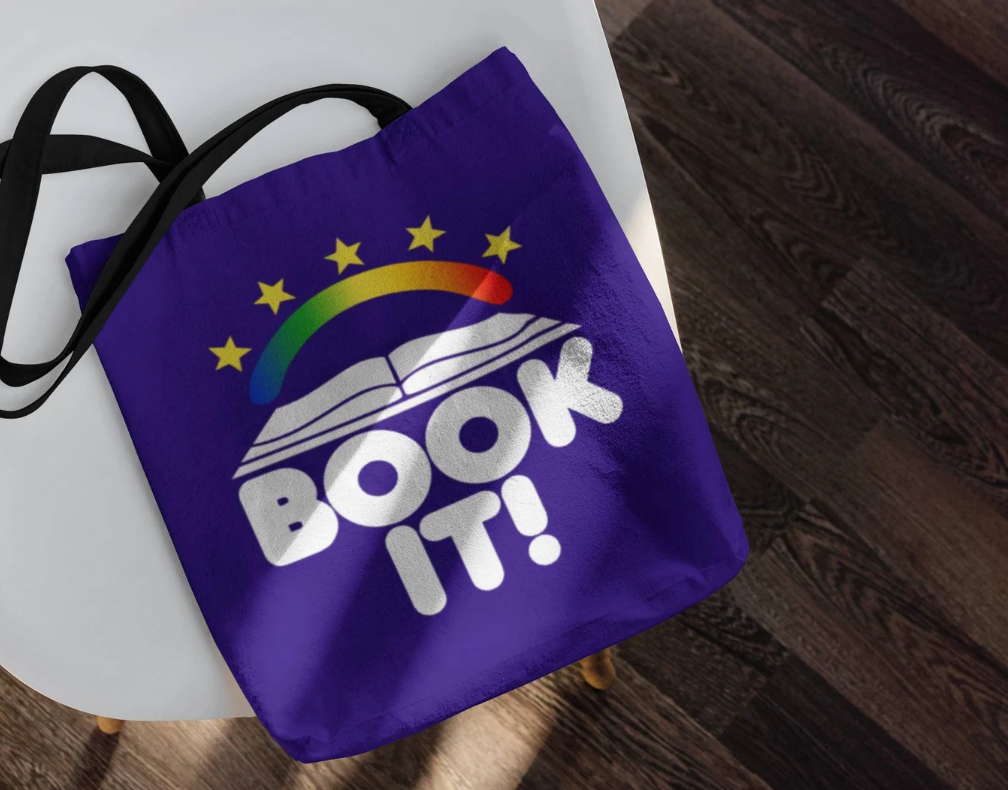 Book It tote bag