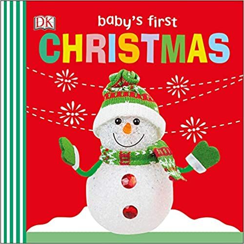 baby's first christmas book cover