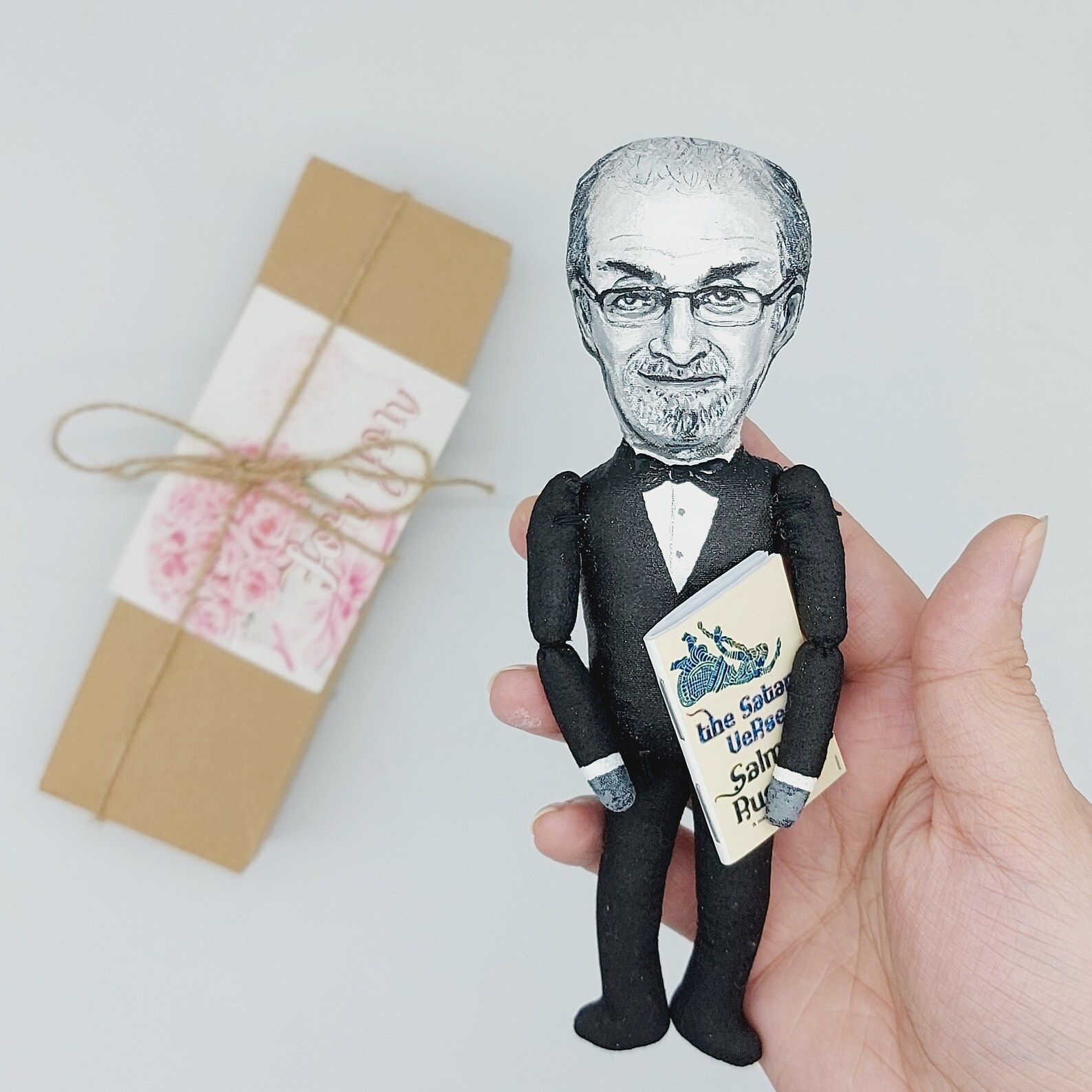 Salman Rushdie doll