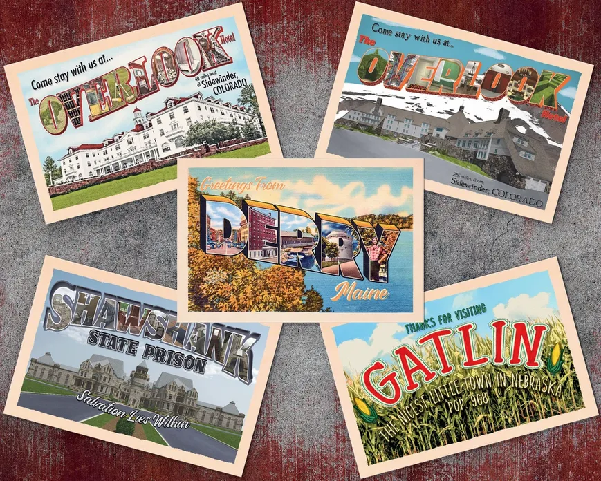 5 Stephen King Postcards
