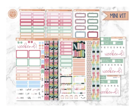 a collection of bookish sticker sheets