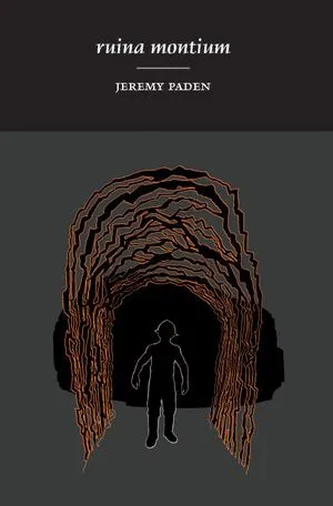 a graphic of the cover of ruina montium by Jeremy Dae Paden
