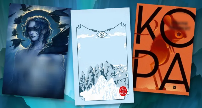 a collage of three of covers listed