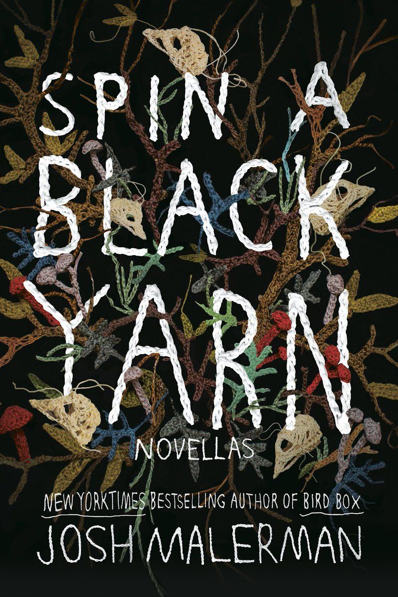 spin a black yarn book cover