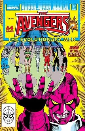 cover of Avengers 17 Evolutionary War