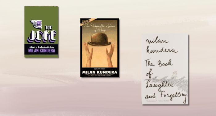 milan kundera books