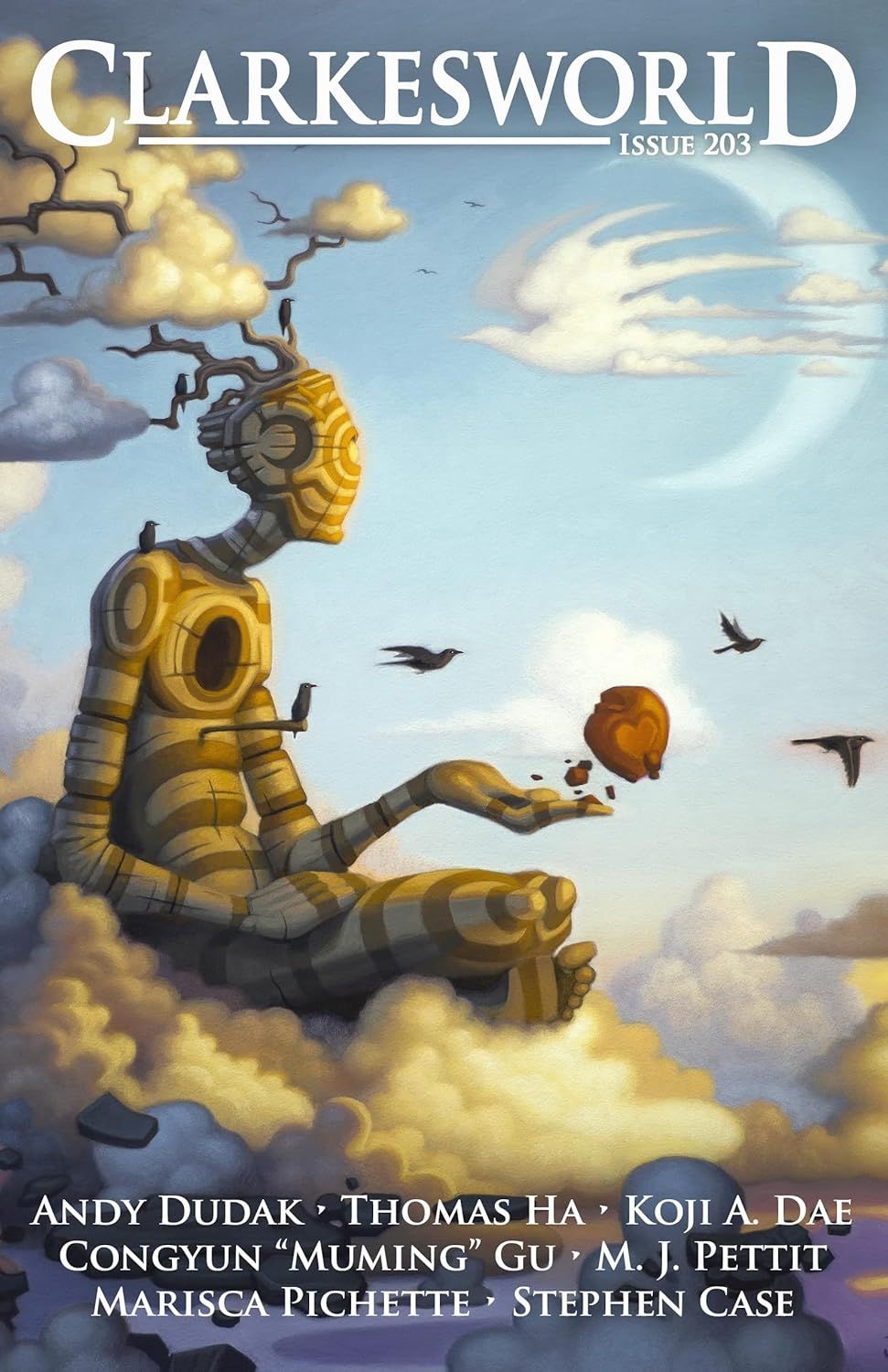 Cover image of Clarkesworld Magazine, Issue 203