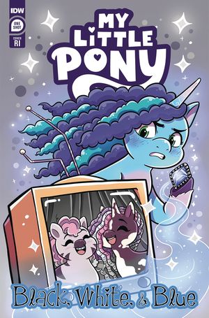 cover of My Little Pony Black White and Blue #1