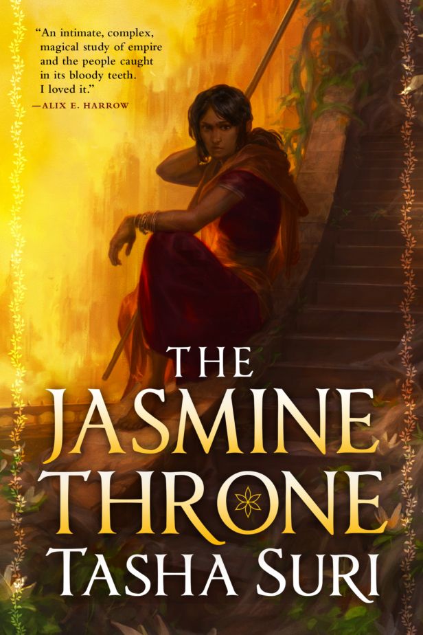 cover image The Jasmine Throne By Tasha Suri Book Cover