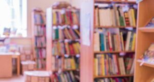 Image of children's librarry shelves