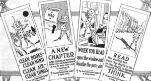 an image of bookmarks with tuberculosis fighting slogans