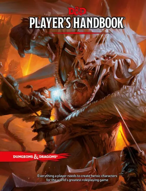Book cover of the D&D Player's Handbook