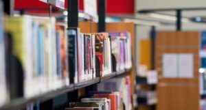 image of inside of school library