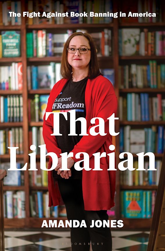 book cover for Amanda Jones's THAT LIBRARIAN. 