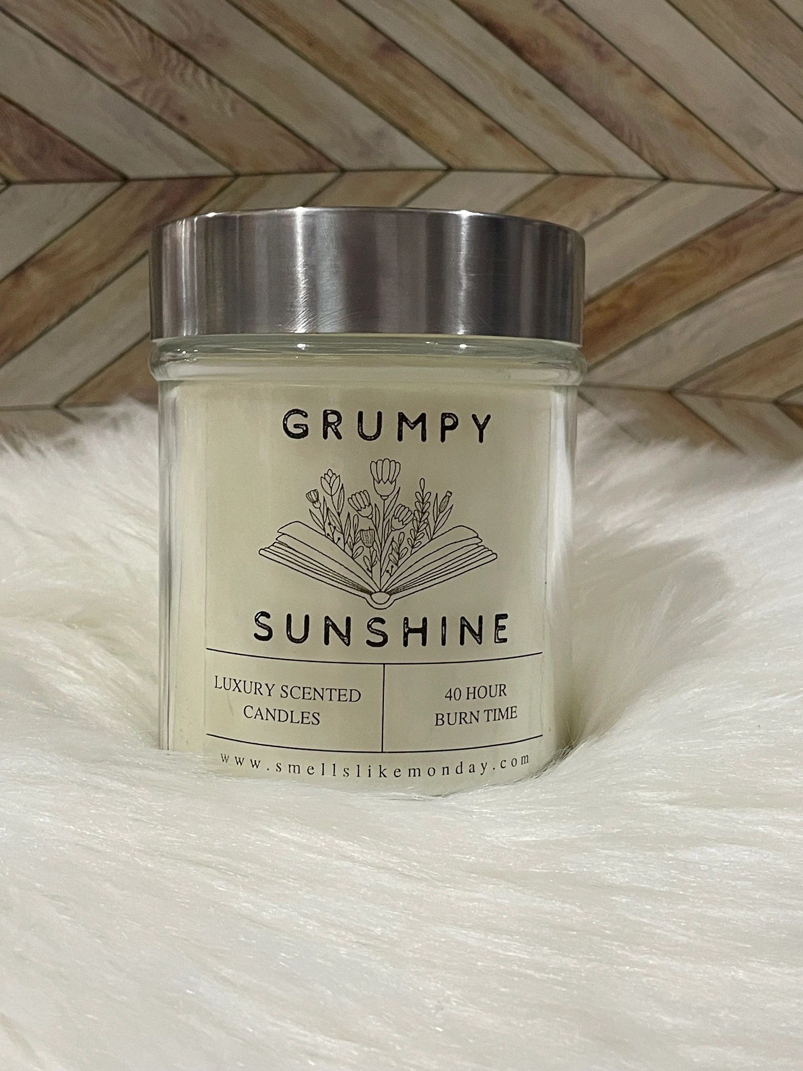 grumphy sunshine candle