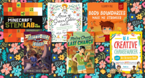 a collage of the children's book covers listed