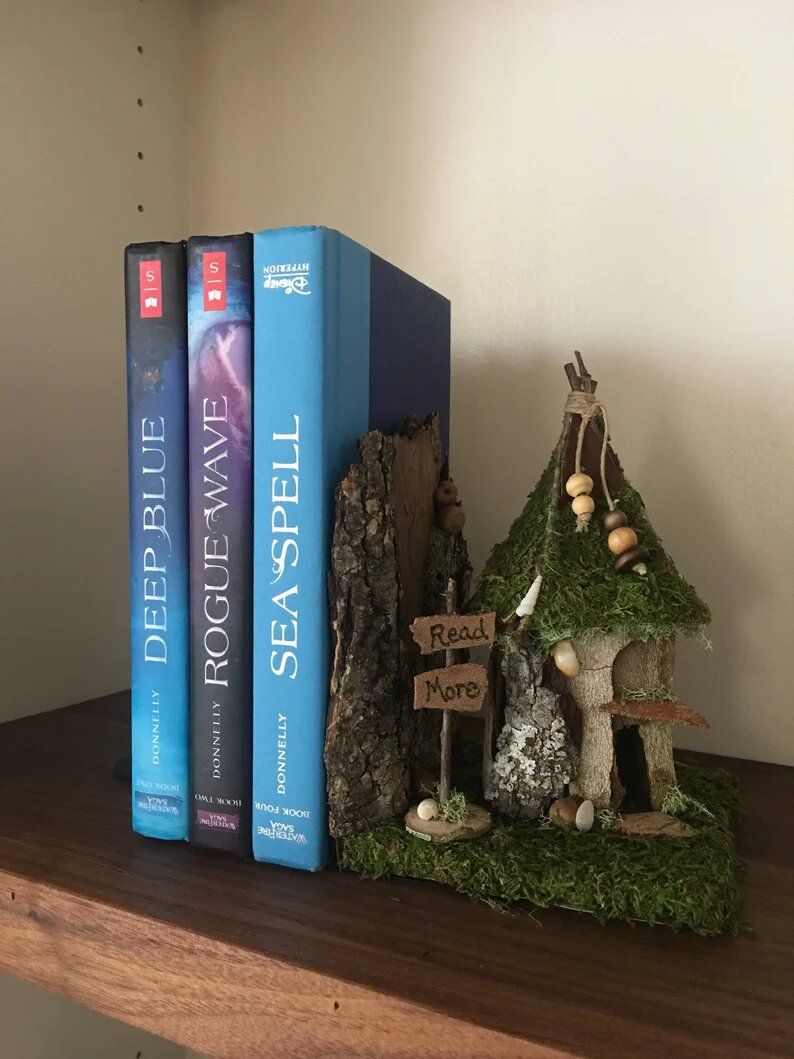 Fairy house bookend