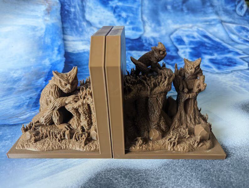 Owlbear bookend