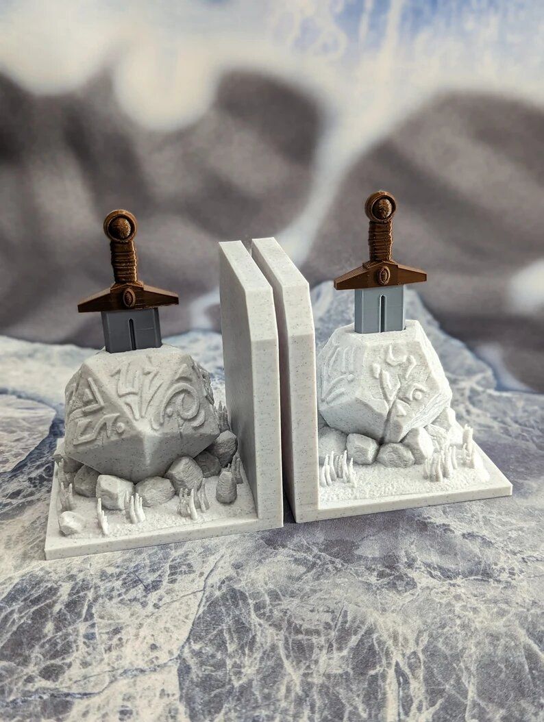 Sword in the stone bookend