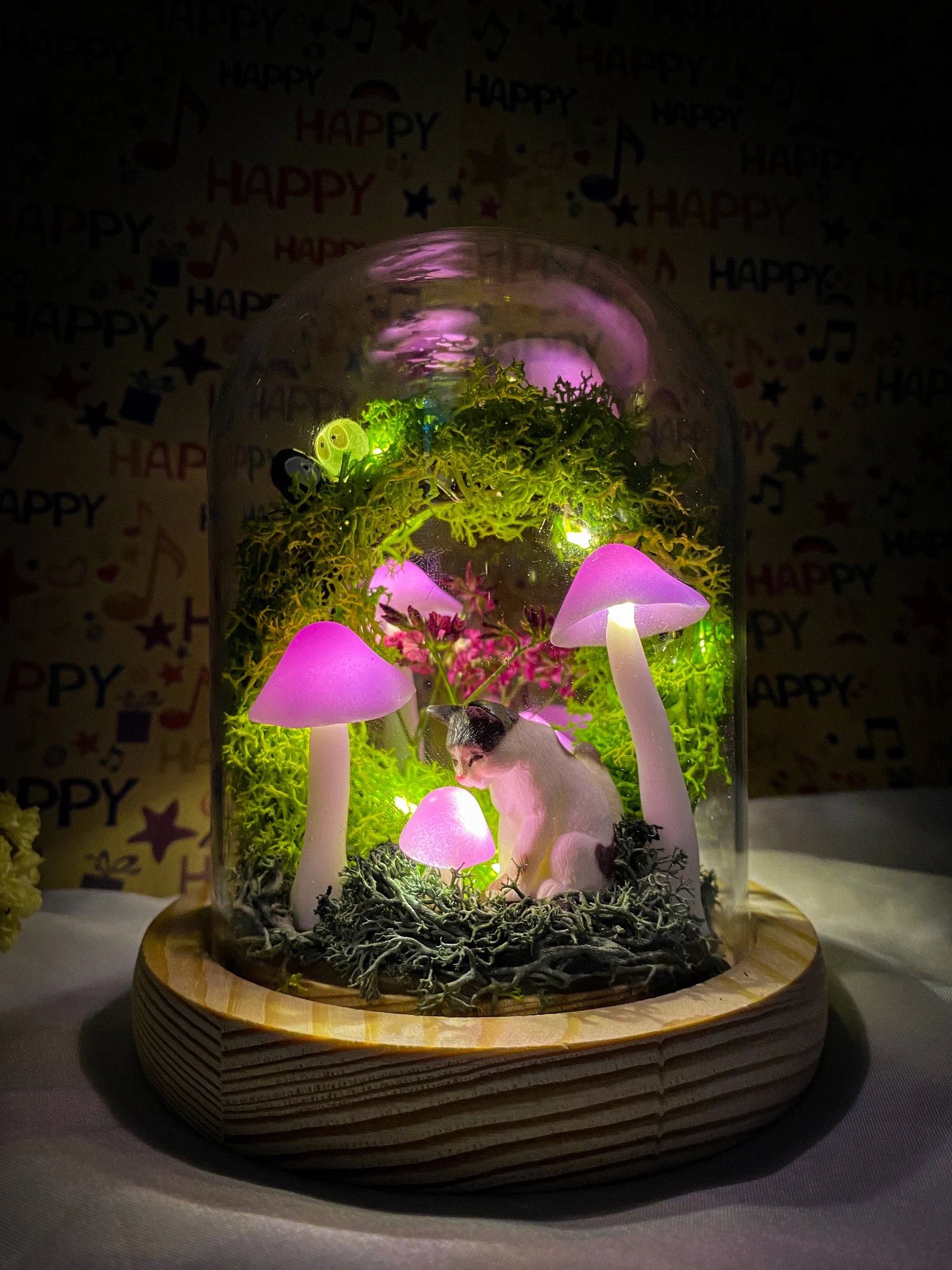 mushroom night light