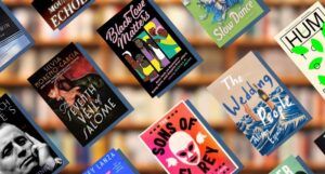 collage of covers of books picked for several popular book clubs for August 2024