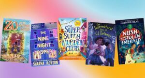 covers of five recent middle grade novels