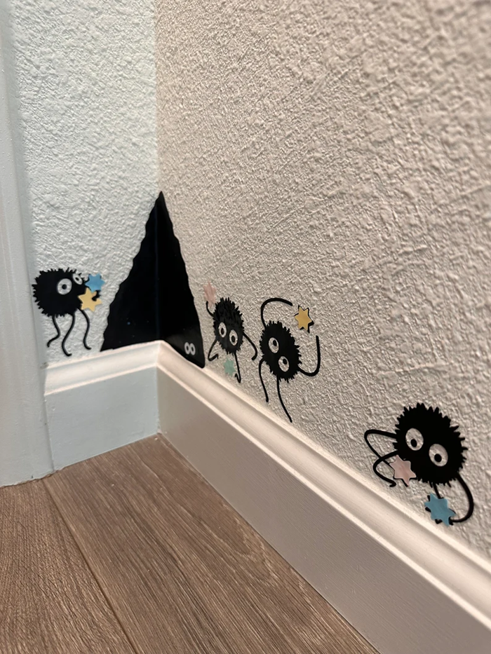 soot sprite wall decals