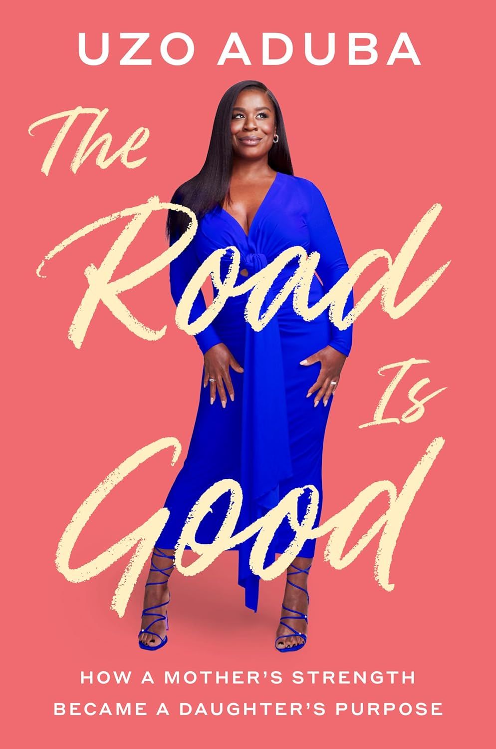 a graphic of the cover of The Road Is Good