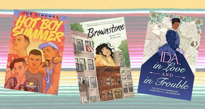 ya book cover collage for latinx heritage month