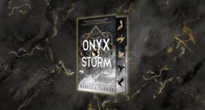 cover of the deluxe edition of Onyx Storm by Rebecca Yarros