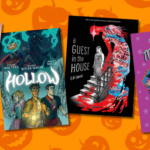 a collage of queer Halloween comics