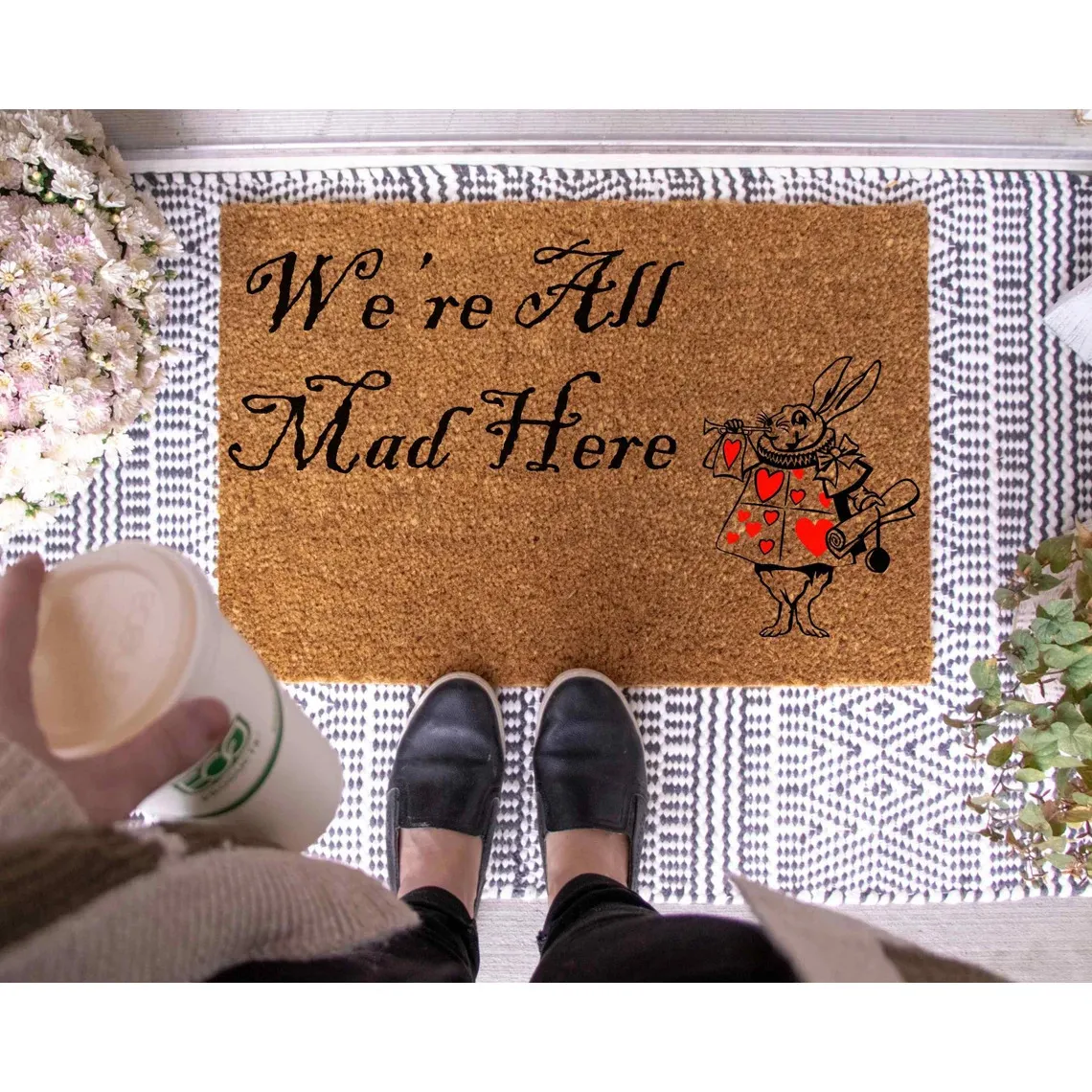 We're all mad here doormat