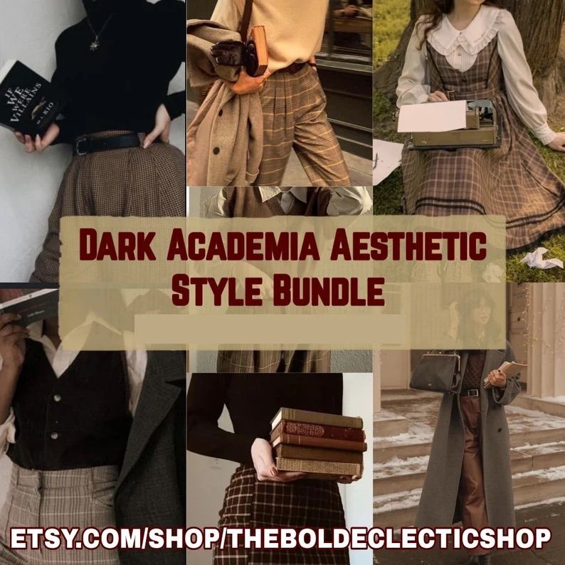 Dark Academia Aesthetic Style Bundle Mystery Box