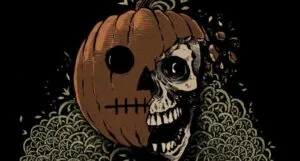 partial cover of Halloween Fiend by C.V. Hunt