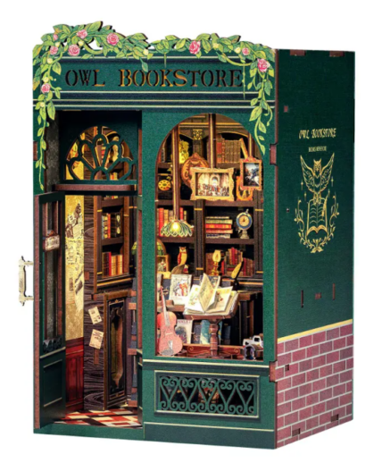 A paper craft of a bookshop