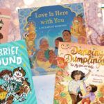 five covers of new children's books publishing in December 2024