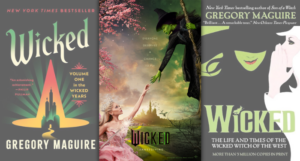 Wicked poster and book covers