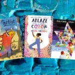covers of five picture books about artists