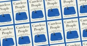 careless people book cover repeating pattern