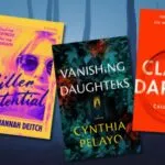 cover collage of twisty suspense new releases